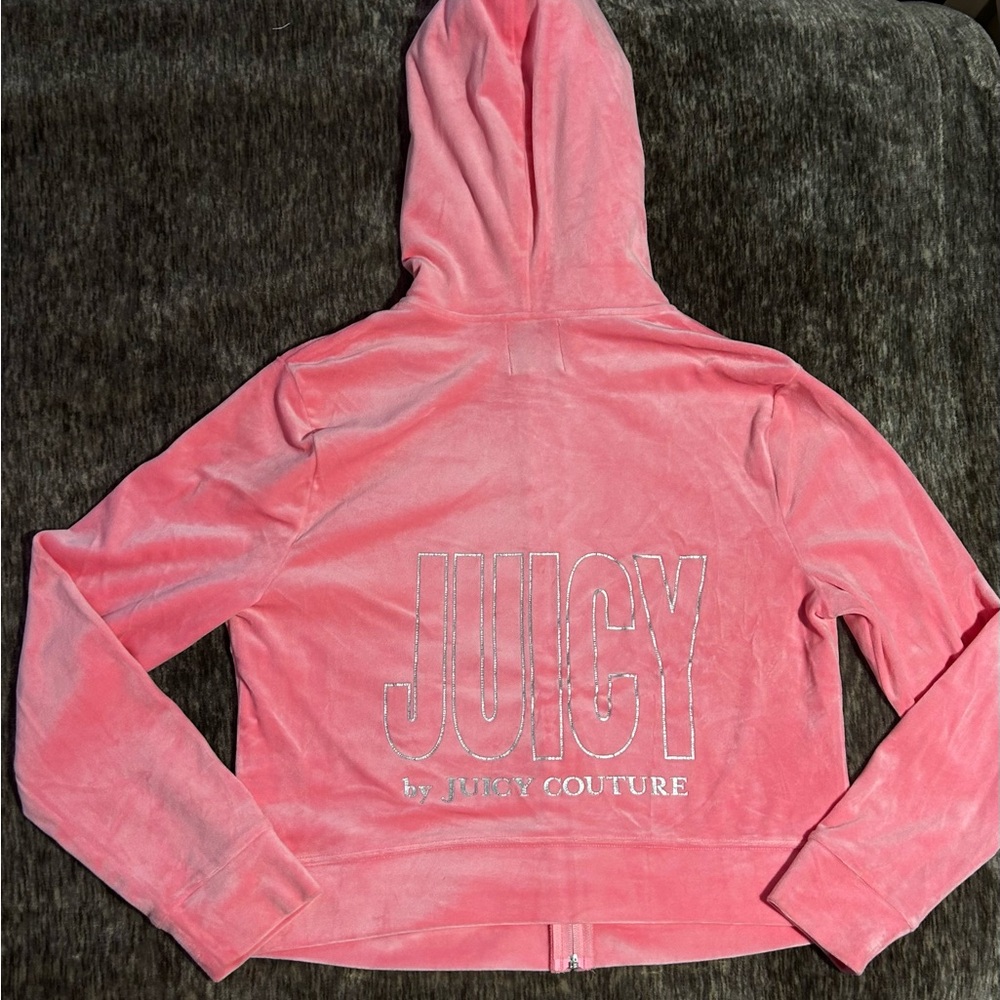 Juicy Couture Coral Velour Jacket